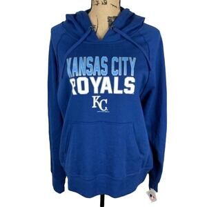 MLB Genuine Merchandise NWT Blue KC Royals Hoodie Women's Size XS by Campus Life